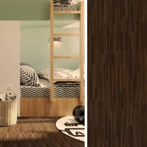 Stripe Walnut Vinyl Flooring
